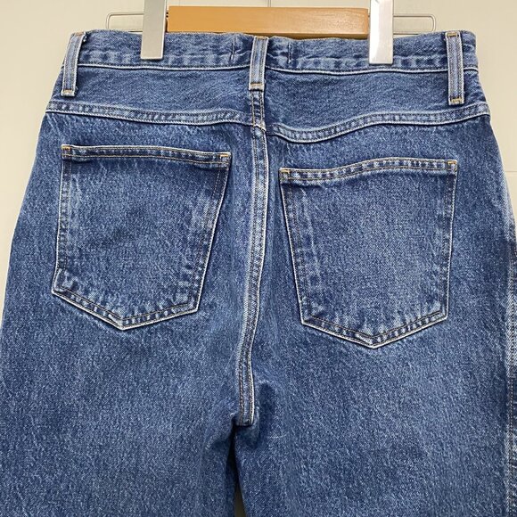 Agolde Premium Jeans Medium-Dark Blue High Rise - Picture 4 of 9